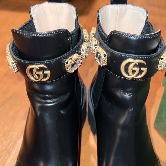 Gucci Chelsea Tripp Boots Jewel Black size 36 - Picture 5 of 15